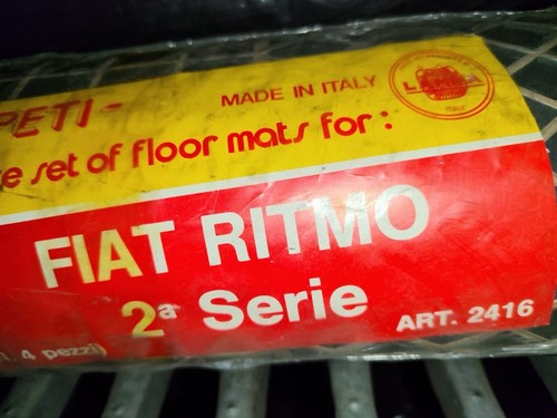 Tappeti gomma auto - gomma, d'epoca